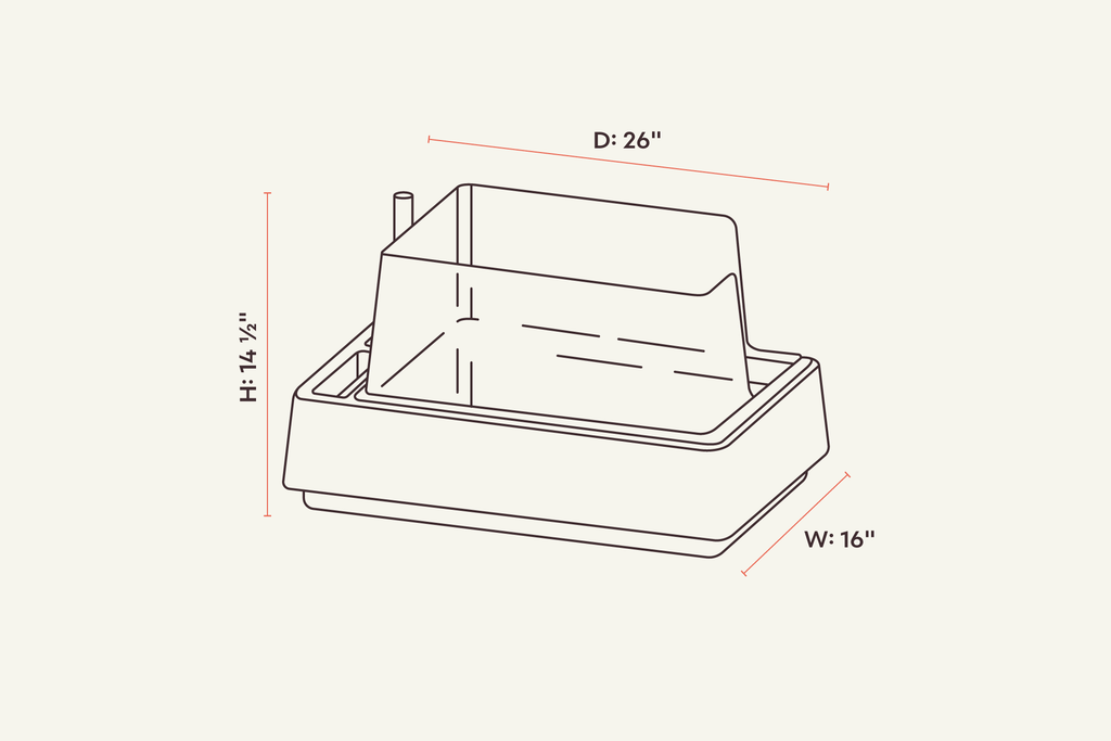 tuft + paw Cove Litter Box
